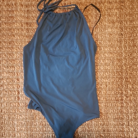 BCBGeneration Blue Bodysuit Timeless Design - Picture 1 of 5